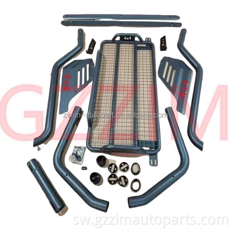 Black Roll Bar Stainless Steel Black Pickups Roll Bar For Rev* 2021 Pickup